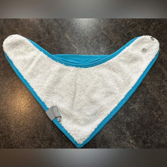 Kyte Baby Bib Lagoon Retired Blue 100% bamboo - Picture 3 of 3